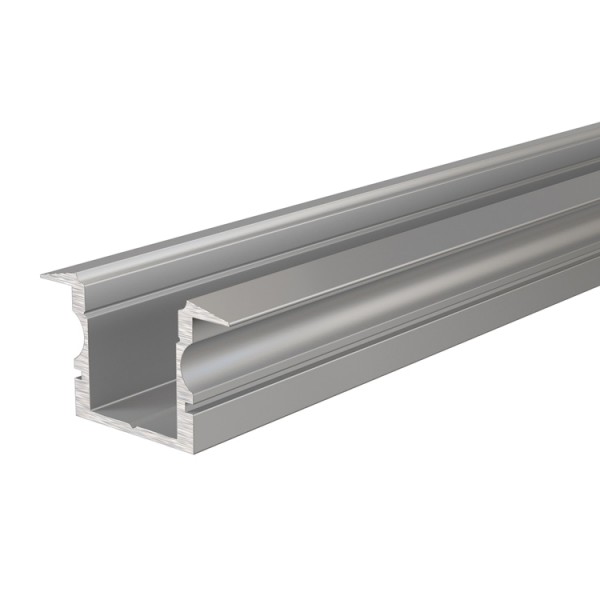 Reprofil, T-Profil hoch ET-02-10 für LED Stripes bis 11,3 mm, Silber-matt, eloxiert, 3000 mm