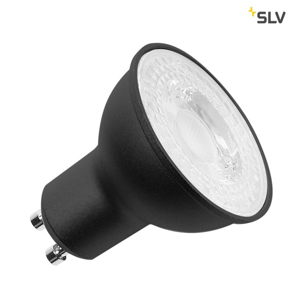 LED Leuchtmittel, QPAR51, GU10, 7,2W, 36°, 3000K schwarz