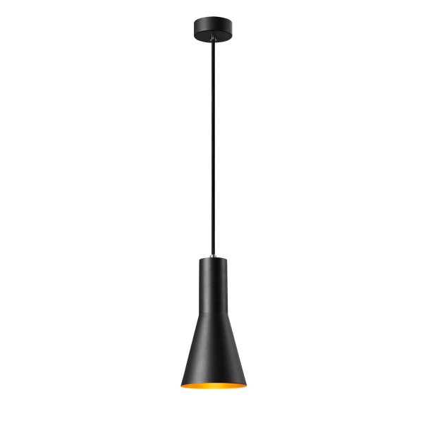 PHELIA 130 E27 Indoor Pendelleuchte schwarz/gold