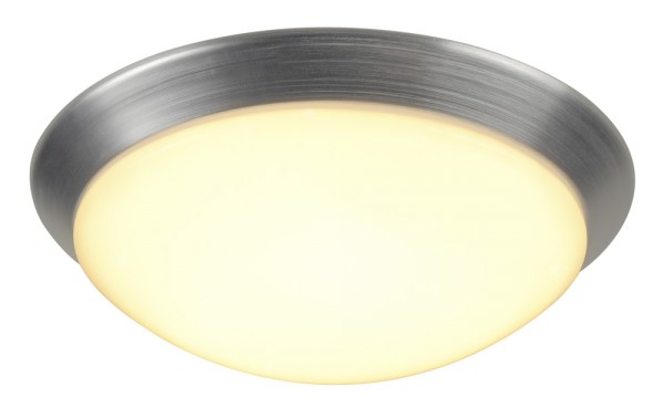 MOLDI 32, Deckenleuchte,  LED, 3000K, rund, aluminium gebürstet, Ø 32,5 cm, 22W