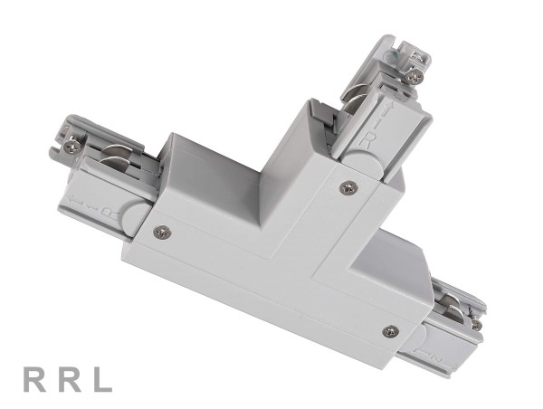 Deko-Light Schienensystem 3-Phasen 230V, D Line T-Verbinder rechts-rechts-links mit Wechselmechanik