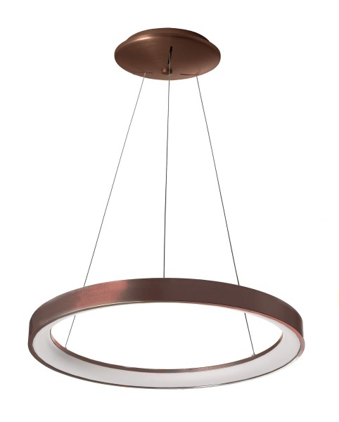 Deko-Light Pendelleuchte, Merope 480mm, Aluminium, Kaffee gebürstet, Warmweiß, 130°, 35W, 230V