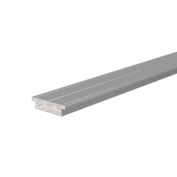 Reprofil, Trägerprofil, LED-Träger T-01-15 für LED Stripes bis 16,3 mm, Silber-matt, 1000 mm