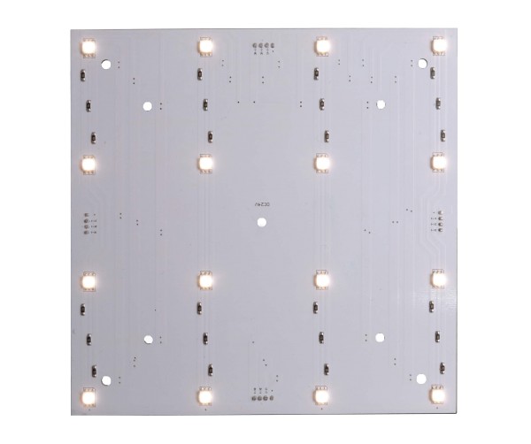 Deko-Light Modular System, Modular Panel II 4x4, Aluminium, Weiß, Warmweiß, 120°, 5W, 24V, 166x166mm