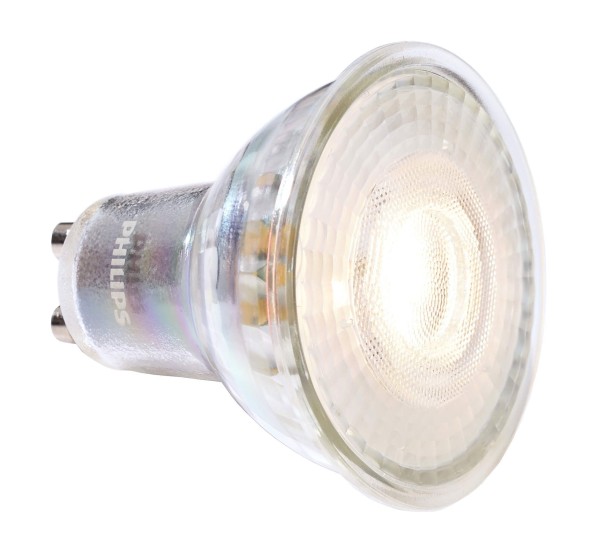 Philips Leuchtmittel, MASTER VALUE LEDspot VLE D 4.8-50W GU10 927, Glas, Silber, Warmweiß, 36°, 4W