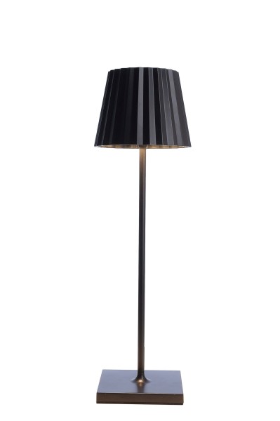 Deko-Light Tischleuchte, Sheratan II DIM, Aluminium Druckguss, schwarz, Warmweiß, 106°, 2W, 5V