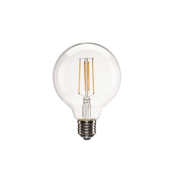 E27 LED G95, Leuchtmittel, 330°, 2700K, 806lm, dimmbar