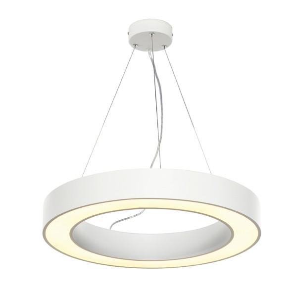 MEDO RING 60, Pendelleuchte,  LED, weiß, Ø 60 cm, inkl. LED-Treiber