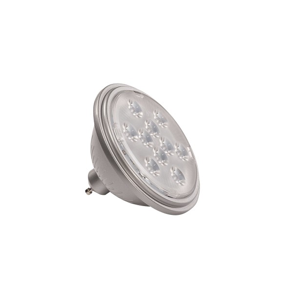 LED QPAR111 GU10, Leuchtmittel, 13°, silbergrau, 4000K, 730lm