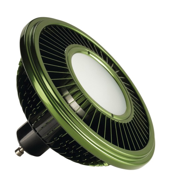 LED ES111, Leuchtmittel, grün, 15W, 140°, 2700K