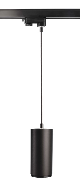 Deko-Light 3-Phasen-Pendelleuchte, Lucea, 15 W, 3000/4000 K, Schwarz, Aluminium, 36°, 15W, 230V