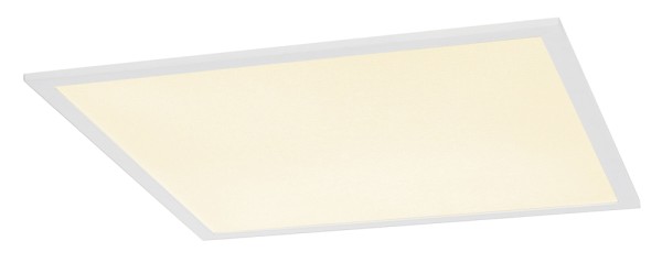 I-VIDUAL, Einbauleuchte, LED, 3000K, weiß, für Rasterdecken, L/B/H 59,5/59,5/1,3 cm, 35W