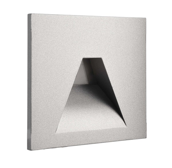 Deko-Light Zubehör, Abdeckung eckig grau Winkel für Alwaid, Aluminium Druckguss, 75x75mm