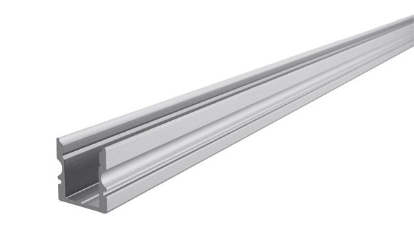 Reprofil, U-Profil hoch AU-02-08 für 8 - 9,3 mm LED Stripes, Aluminium, Silber-matt, naturbelassen