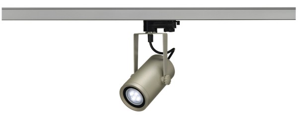 EURO SPOT INTEGRATED LED, Spot für Hochvolt-Stromschiene 3Phasen, LED, 4000K, silbergrau, 24°