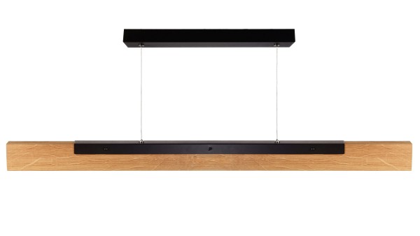 Deko-Light Pendelleuchte, MADERA, Aluminium, Schwarz, Warmweiß, 120°, 16W, 230V, 900mm