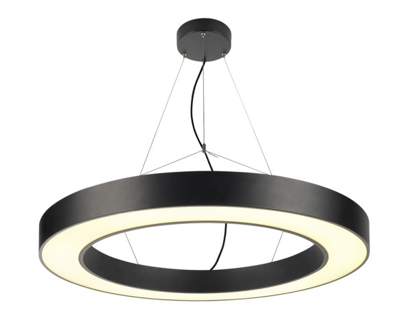 MEDO RING 90, Pendelleuchte, LED, schwarz, Ø 90 cm, inkl. LED-Treiber