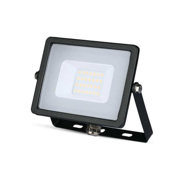 20W LED Outdoor Fluter, 4.000K, 1.600 Lumen, SMD SAMSUNG CHIP, IP65, Schwarz, 230V