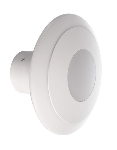 Deko-Light Wandaufbauleuchte, Bermuda II, Aluminium Druckguss, Weiß, Warmweiß, 360°, 12W, 230V