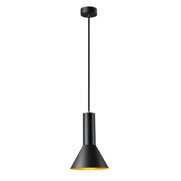 PHELIA 175 E27 Indoor Pendelleuchte schwarz/gold