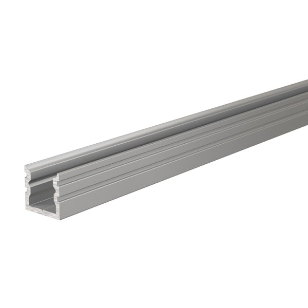 Reprofil, U-Profil hoch AU-02-05 für LED Stripes bis 5,7 mm, Silber-matt, eloxiert, 1000 mm