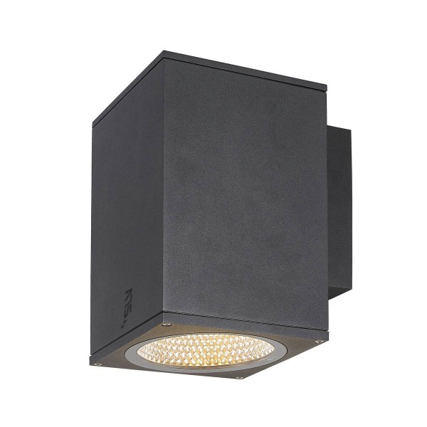 ENOLA SQUARE L single Outdoor LED Wandaufbauleuchte anthrazit CCT 3000/4000K