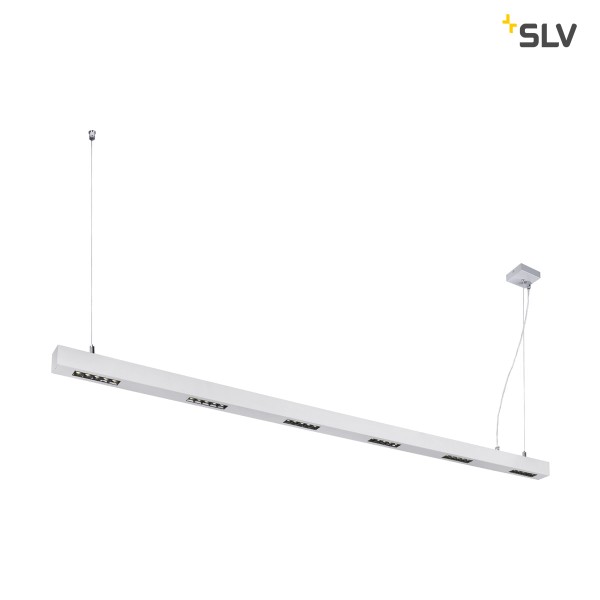 Q-LINE PD, LED Indoor Pendelleuchte, 2m, BAP, silber, 4000K