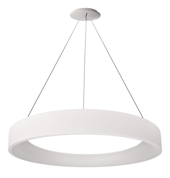 Deko-Light Pendelleuchte, Sculptoris 800 mm, 60 W, DIM, 3000/4000 K, Weiß, Aluminium, 150°, 60W