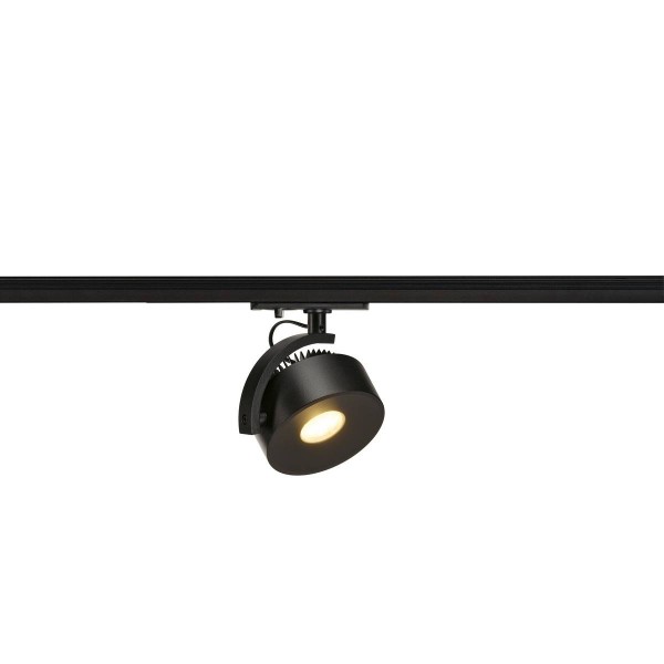 1~ KALU TRACK Indoor LED 1 Phasen System Leuchte schwarz 3000K inklusive 1 Phasen-Adapter