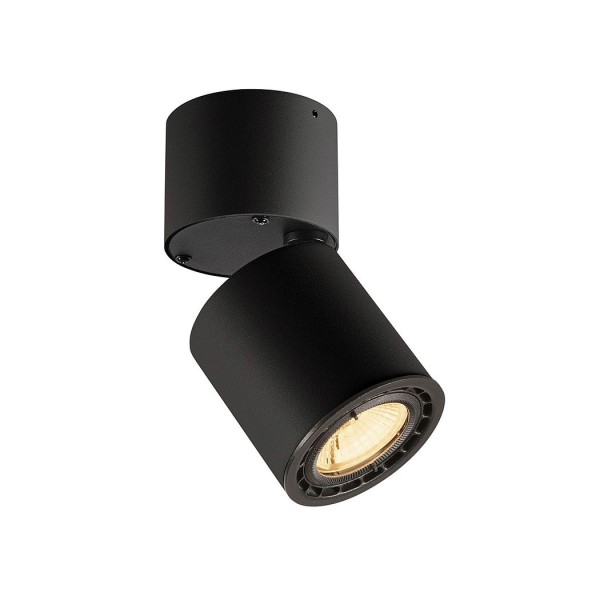 SUPROS 78, Deckenleuchte, LED, 3000K, rund, schwarz, 60° Linse