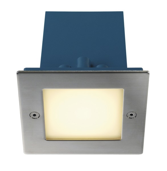 FRAME OUTDOOR, Wandeinbauleuchte, LED, 3000K, IP44, eckig, edelstahl, 1,5W