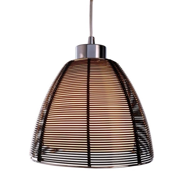 Deko-Light Pendelleuchte, Filo Mob, Metall, schwarz, 60W, 230V