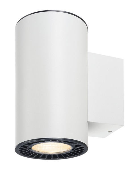 SUPROS, Wandleuchte, LED, 3000K, rund, weiß, 60° Reflektor, 2x15,2W