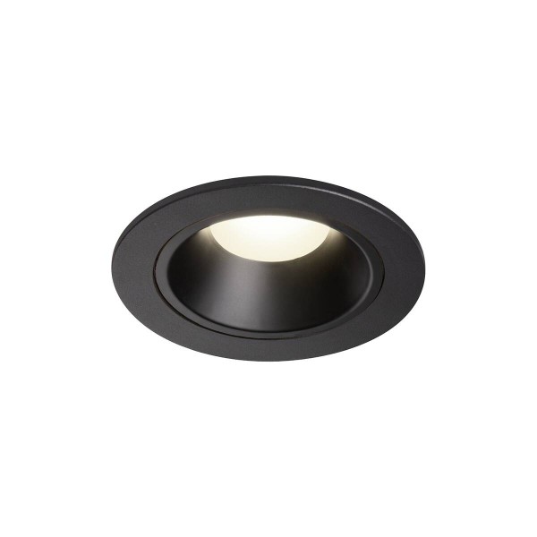 NUMINOS® DL S, Indoor LED Deckeneinbauleuchte schwarz/schwarz 4000K 55° inkl. Blattfedern