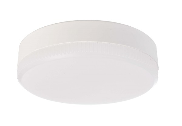 Isoled Leuchtmittel, LED GX53, 6W,3000K, Aluminium, Weiß, Warmweiß, 120°, 6W, 230V