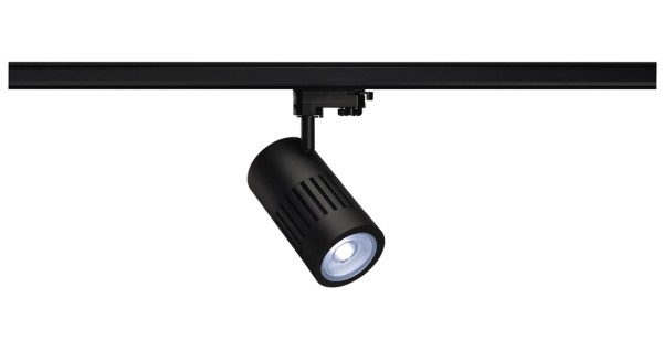 STRUCTEC, Strahler für 3Phasen Hochvolt-Stromschiene, 24W, LED, 4000K, 36°, schwarz