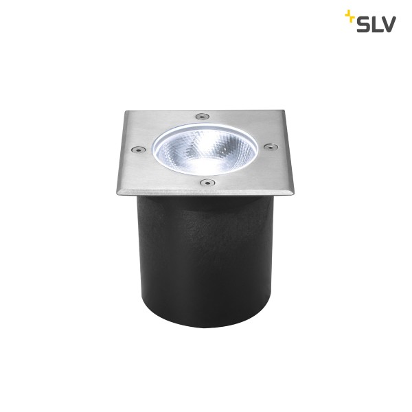 ROCCI Square, Outdoor LED Bodeneinbauleuchte, Edelstahl 316, 4000K, IP67, 8,6W