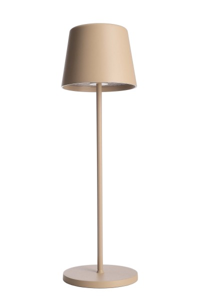 Deko-Light Akkuleuchte, Canis, 3,5 W, 2200/3000 K, Beige, Aluminiumdruckguss, Beige Matt, 100°, 3W