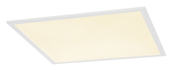 I-VIDUAL, Einbauleuchte, LED, 3000K, weiß, für Rasterdecken, L/B/H 61,7/61,7/1,3 cm, 35W