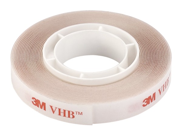 DOPPELSEITIGES KLEBEBAND, 9mm, transparent, 3 m