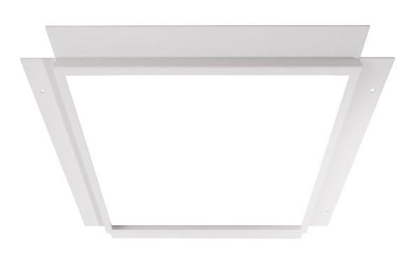 Deko-Light Zubehör, Einlegerahmen für Gips 30x30, Metall, weiß, 374x374mm