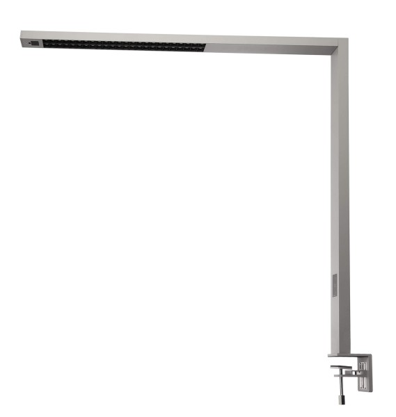 Deko-Light Tischleuchte, Office Three Standard, Motion, 80 W, DIM, 4000 K, Silber, Aluminium, Silber