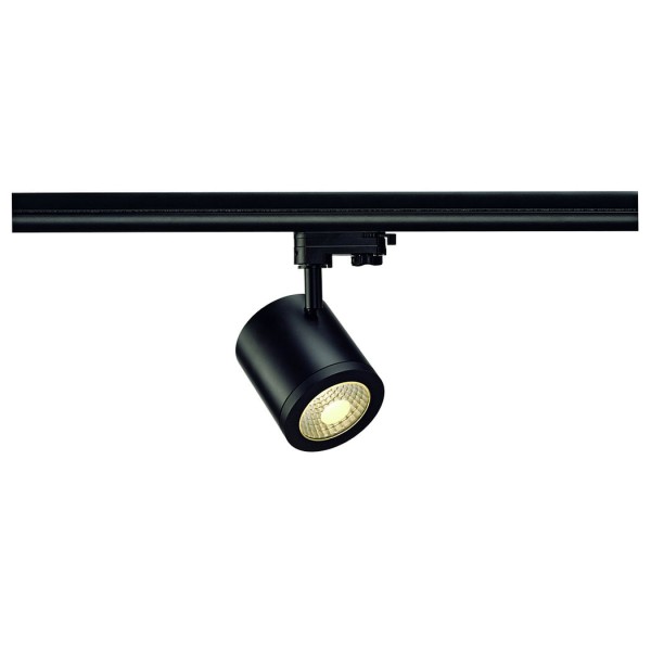 ENOLA_C 9 Spot, rund, schwarz, 9W, 3000K, 35°, inkl. 3P.-Adapter