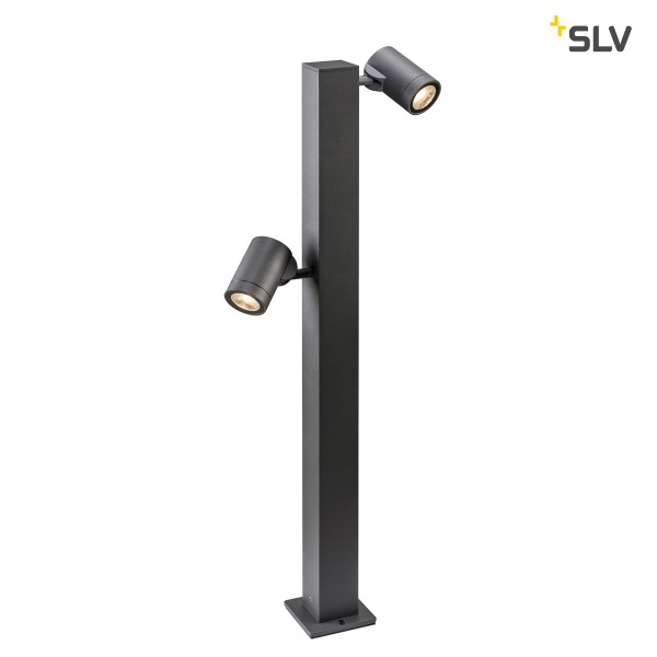 HELIA Double Pole, LED Outdoor Stehleuchte, anthrazit IP55 3000K