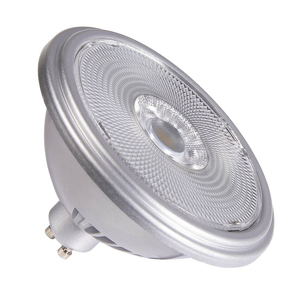 QPAR111 GU10, LED Leuchtmittel silber 12, 5W 4000K CRI90 30°