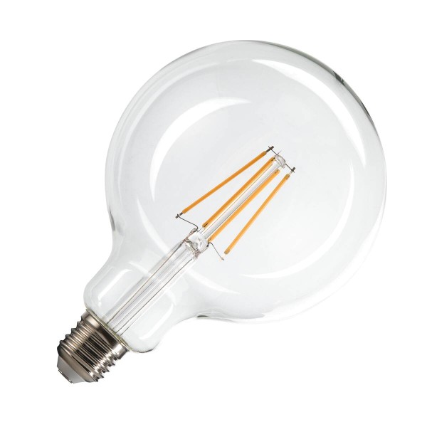 G125 E27, LED Leuchtmittel transparent 7, 5W 2700K CRI90 320°