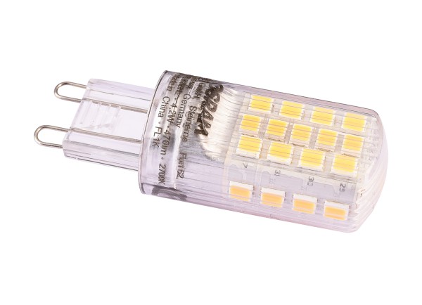 Leuchtmittel, Osram P PIN, 4,2-40W/2700K 220-240V, G9, 4,2W, Warmweiß, 4W, 230V